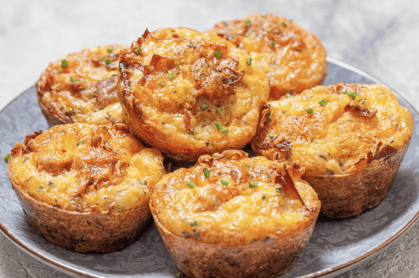 Lekker, koolhydraatarm ontbijt-idee: eiermuffins met ham en kaas!